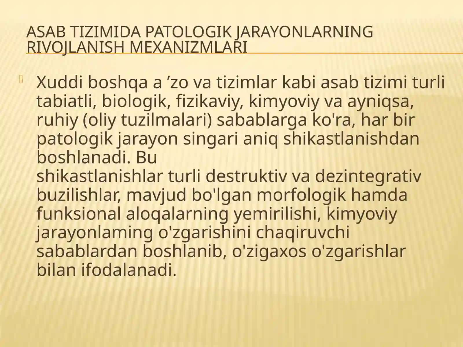ASAB TIZIMINING UMUMIY PATOFIZIOLOGIYASI 4