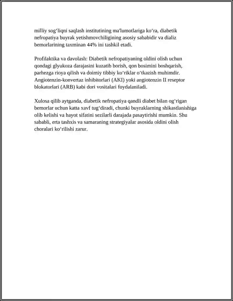 SURUNKALI BUYRAK YETISHMOVCHILIGI ETIOLOGIYASI VA KLASSIFIKATSIYASI 4