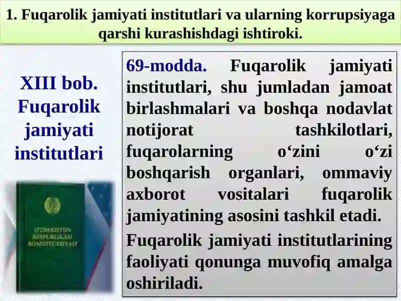 Korrupsiyaga Qarshi Kurashish Bo’yicha Faoliyatni Amalga Oshirish 4