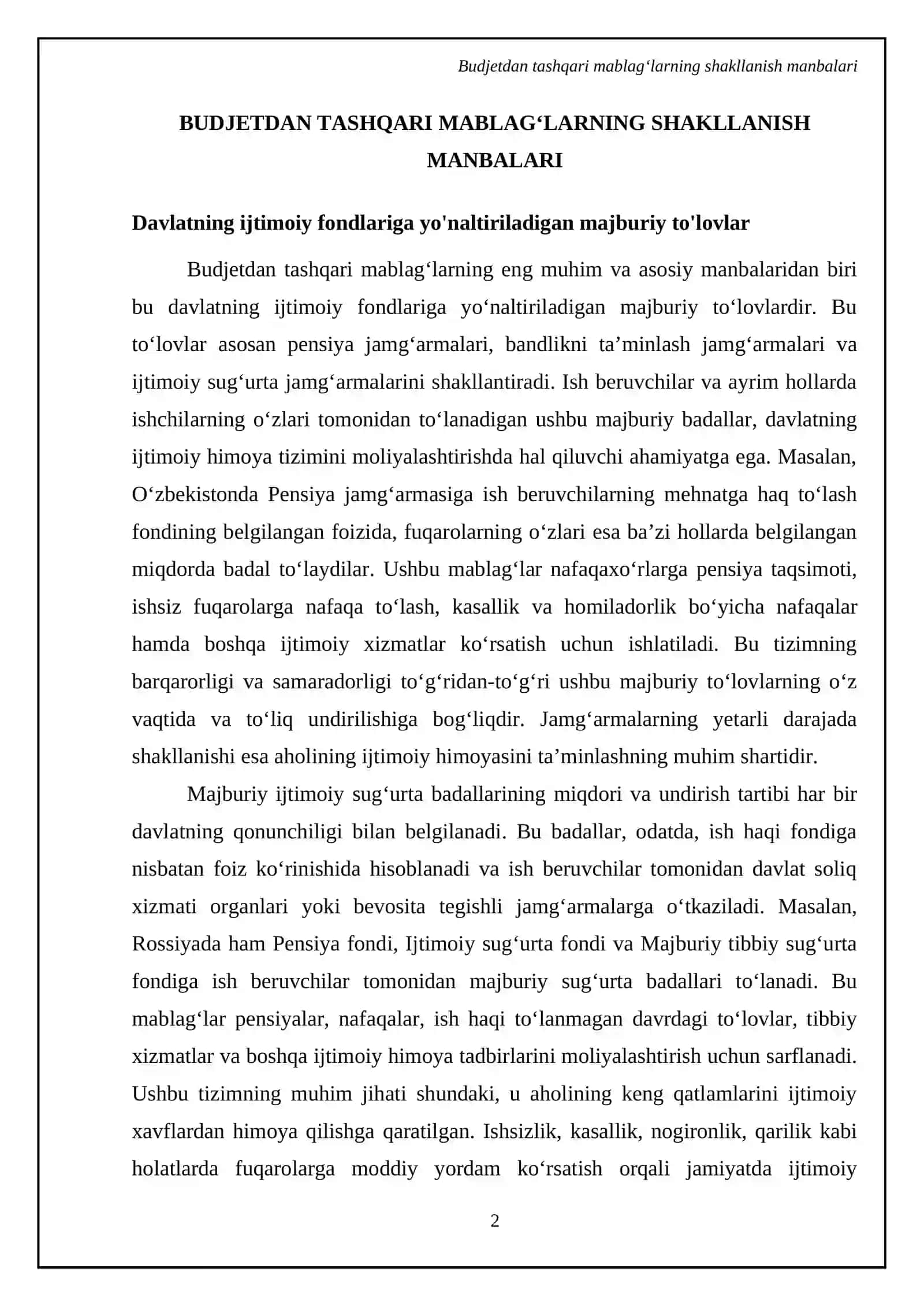 Budjetdan tashqari mablagʻlar mohiyati 4
