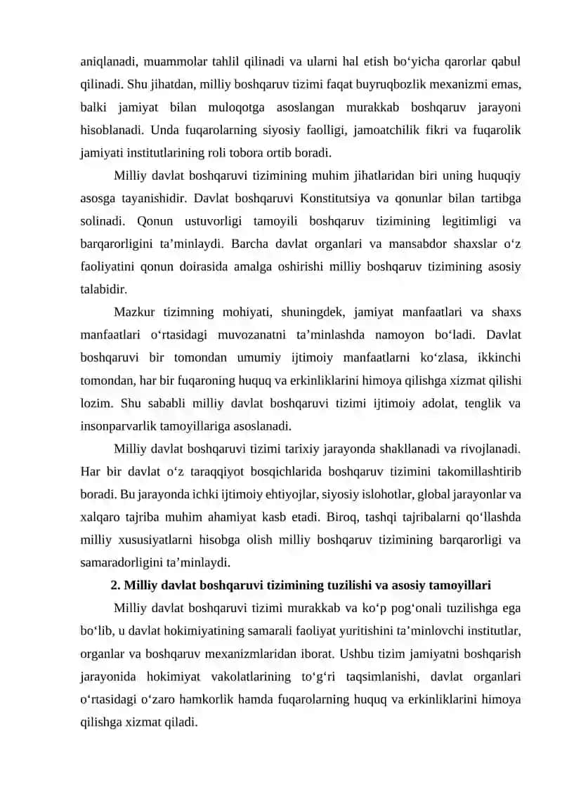 Milliy davlat boshqaruvi tizimi 4