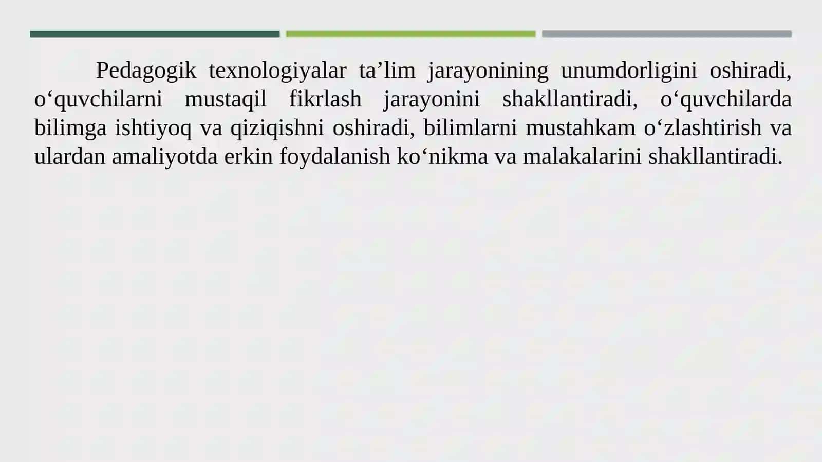 Ilg'or pedagogik tajriba – yangi g'oya, yondashuv va texnologiyalar manbai 4