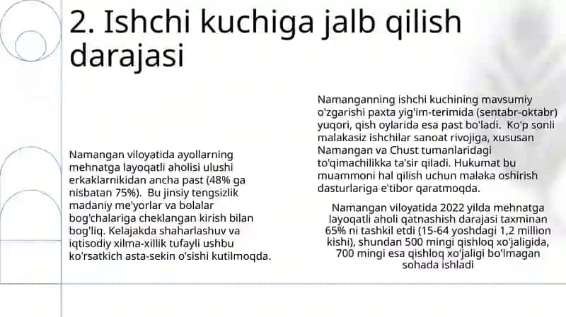 Namangan viloyati va mexnat resurslari 4