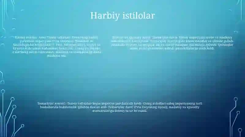 Amir Temur Va Temuriylar Davrida Ijtimoiy-Iqtisodiy Hayoti 4