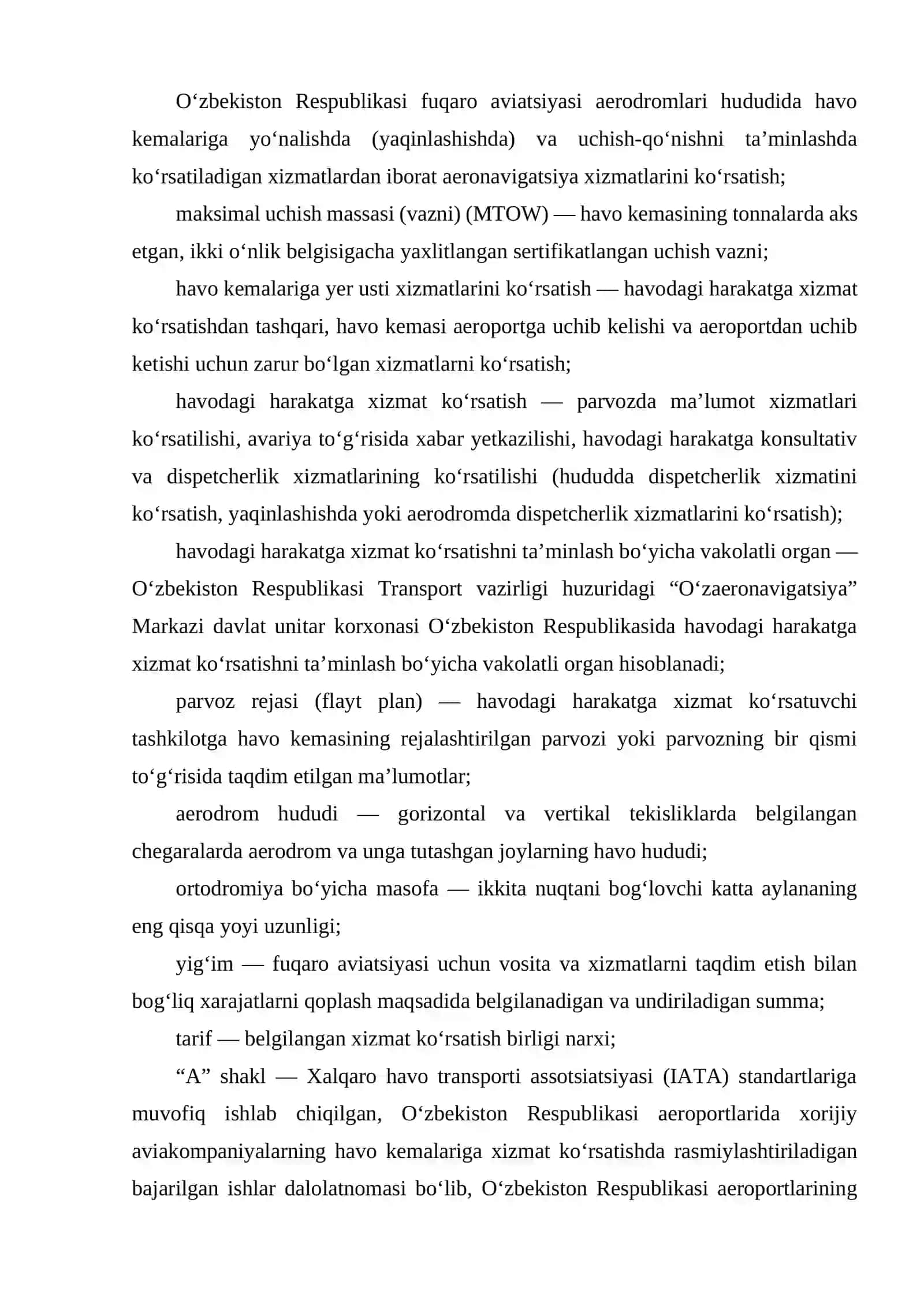 AEROPORTLARNI LOYIHALASHDA TABIIY VA METEOROLOGIK SHAROITLARNI HISOBGA OLISH 4