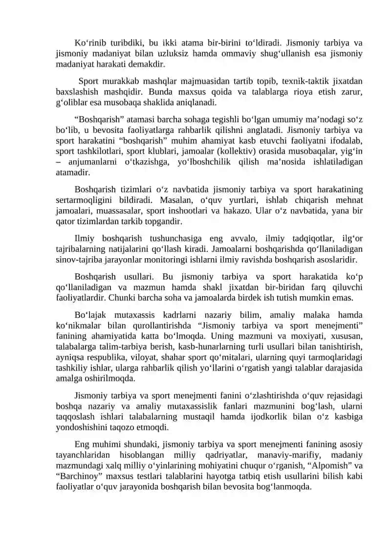 Jismoniy tarbiya va sport menejmenti faniga kirish 4
