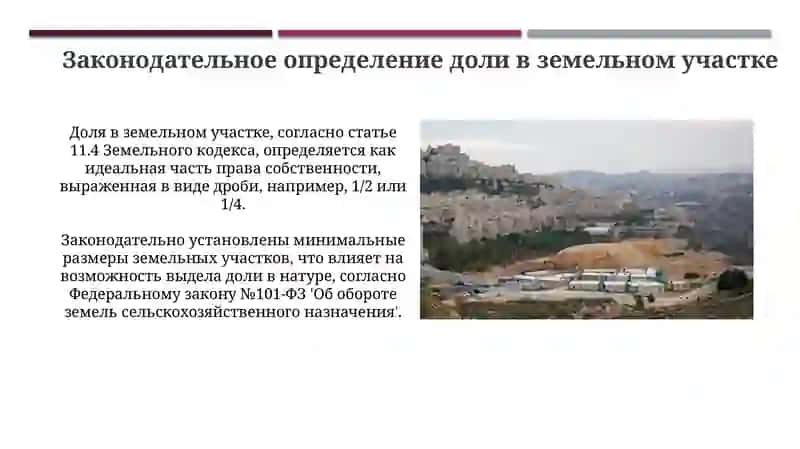 Правовой половина земли в населенных пунктах 4