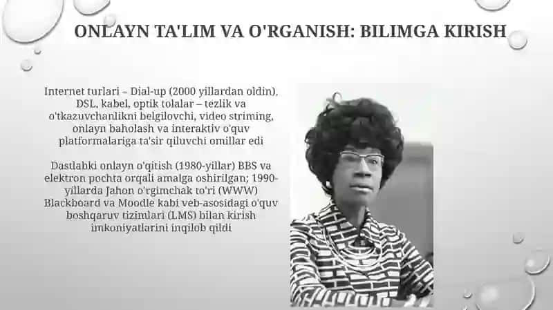 Internet xizmati turlari, ularning ahamiyati. Yaratilish va rivojlanish tarixi 4