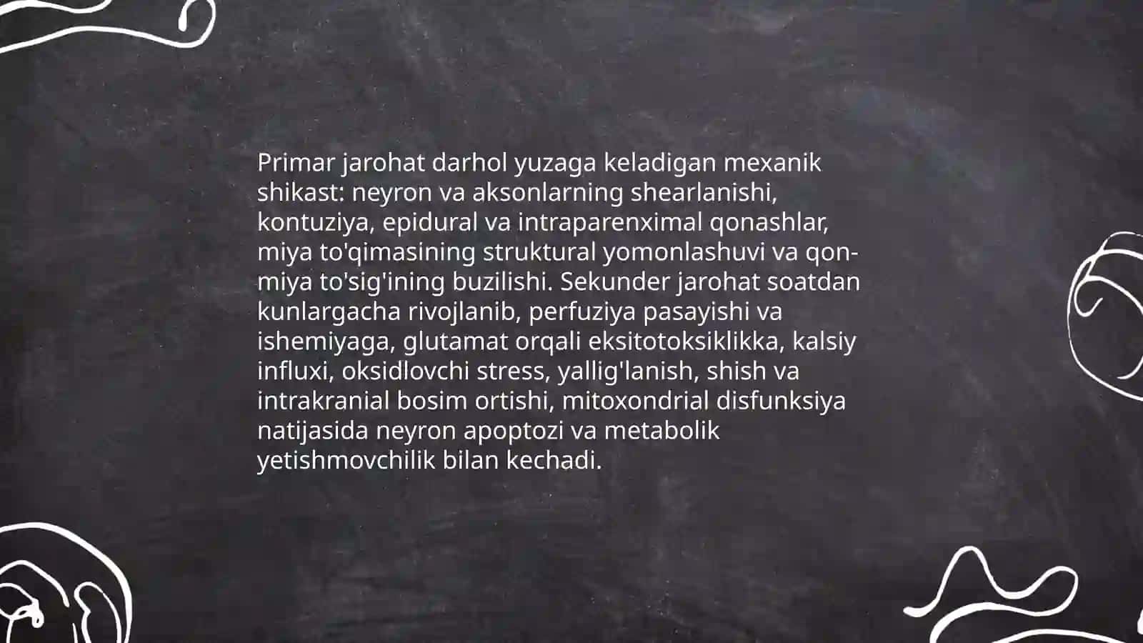 Bosh miyaning o'tkir jarohatlari 4