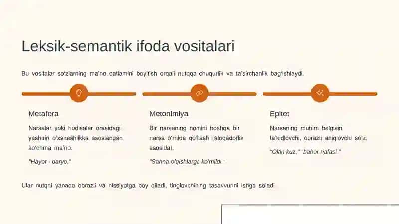 Tilning Ifoda Ta'sir Vositalari va Adabiy Til Vazifaviy Uslublari 4