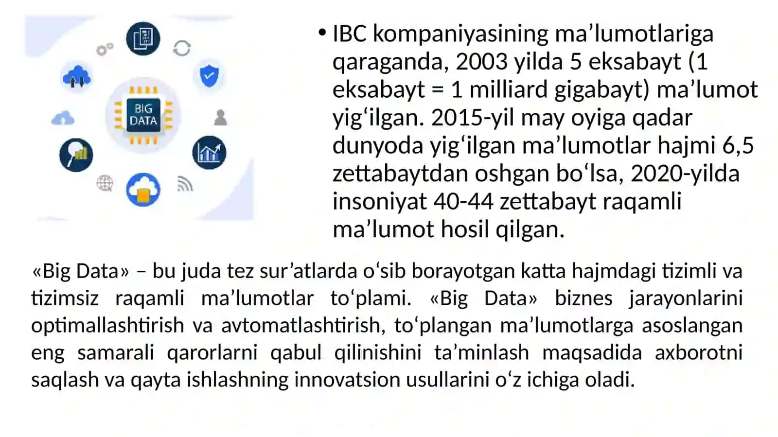 Big Data tushunchasi 4