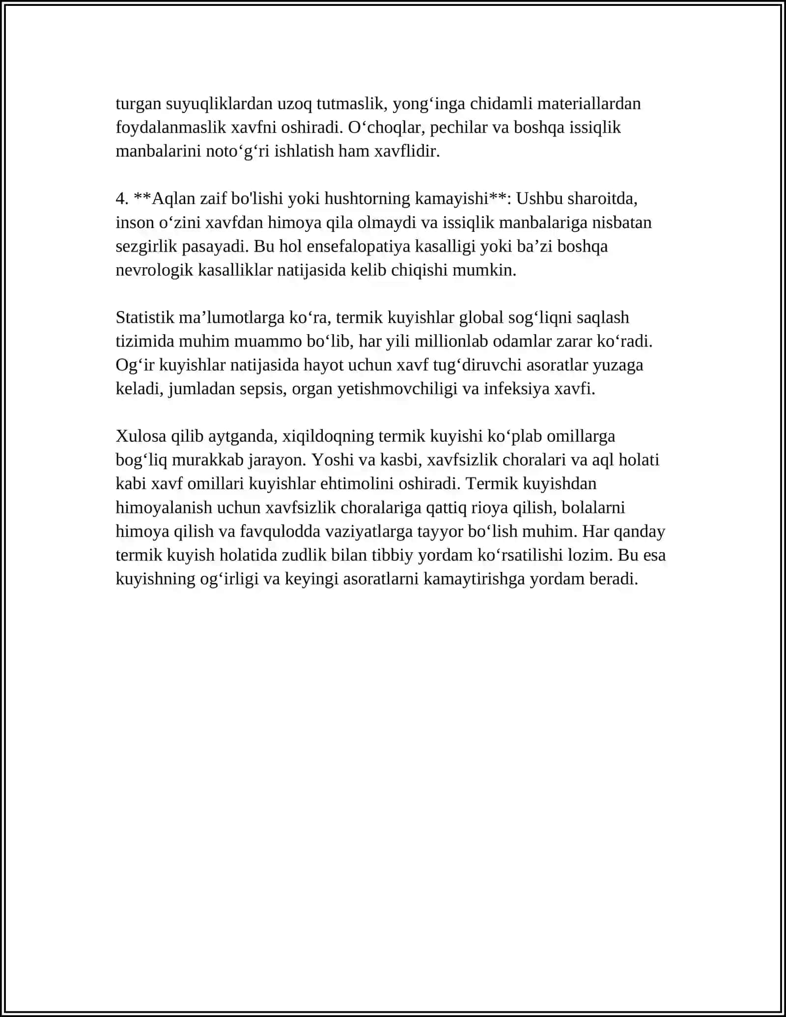 XIQILDOQNING TERMIK VA KIMYOVIY KUYISHLARI 4