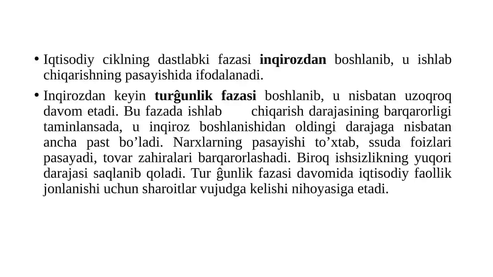 Iqtisodiyotning siklligi va makroiqtisodiy beqarorlik 4