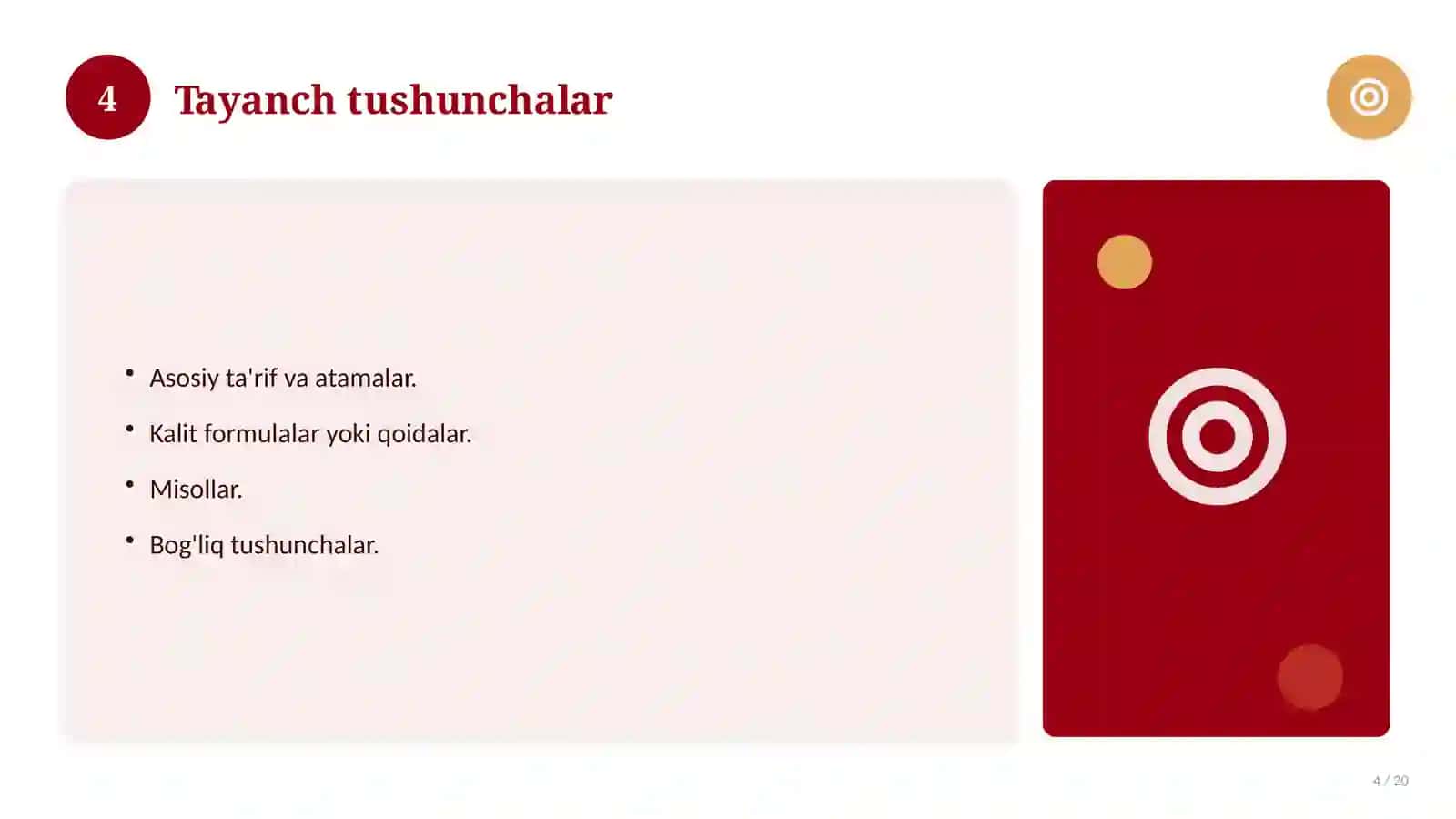 Jahon tarixi fanidan 10-sinf: ochiq dars ishlanmasi 4