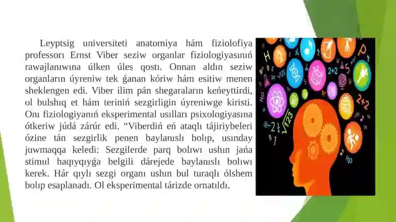 Fizologiyalıq psixologiyaning payda bolıwı shárt sharayatları 4