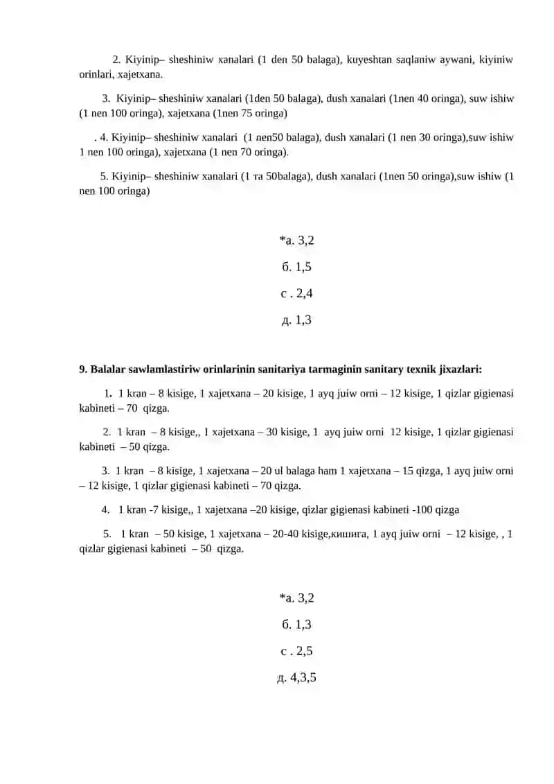 Tema 19:Jazgi sawlamlastiriw mekemeleri proektine baha beriw 4