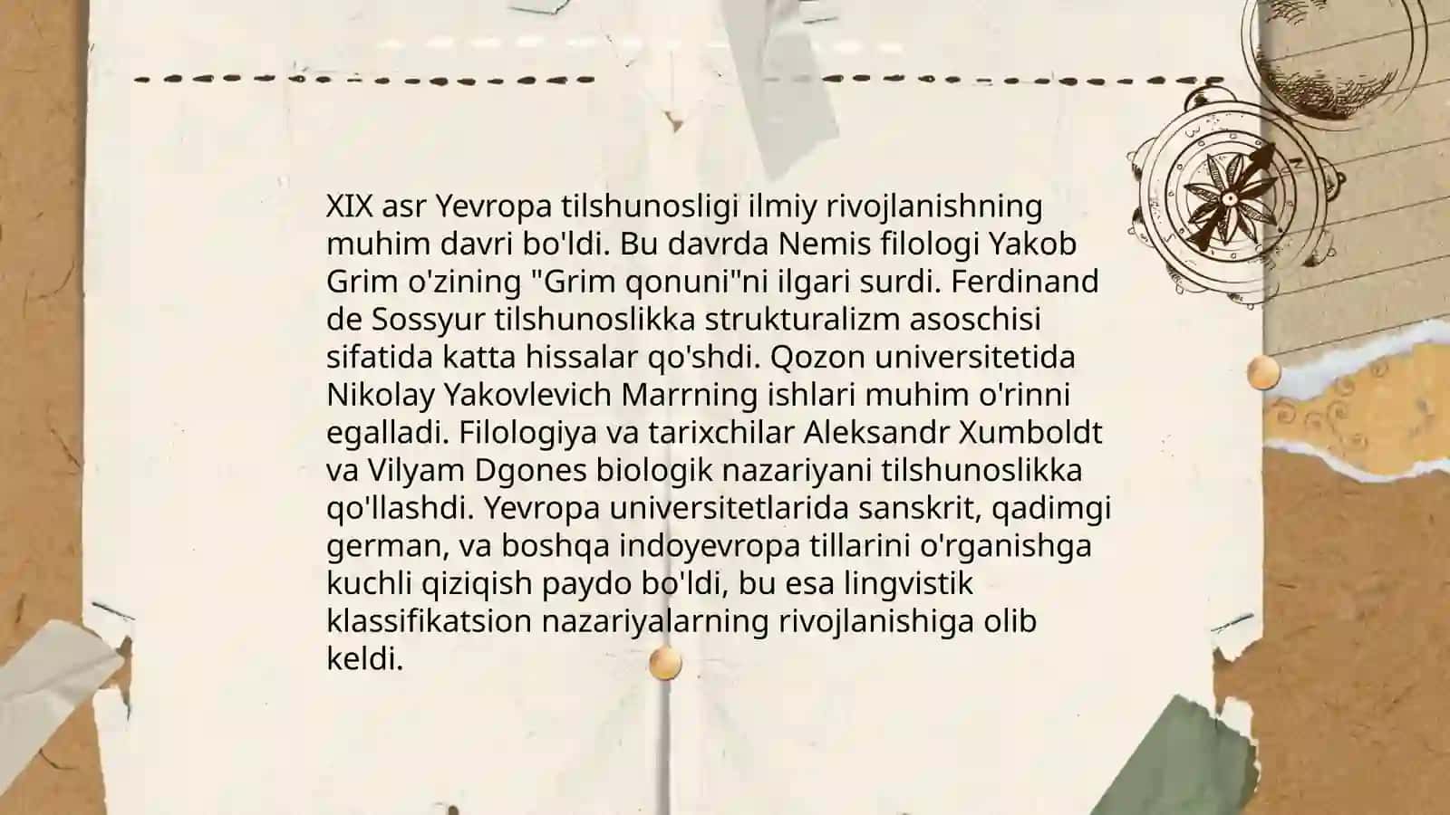 Yevropa tilshunosligi.XIX asrda qiyosiy-tarixiy tilshunoslikning vujudga kelishi 4