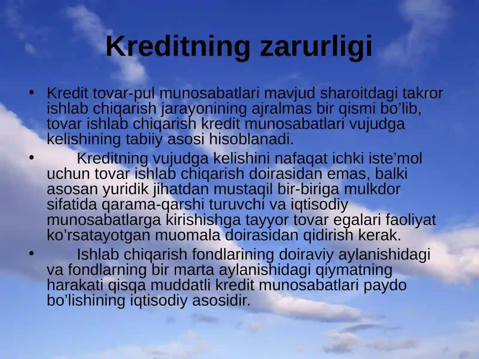 Pulning zarurligi va mohiyati 4