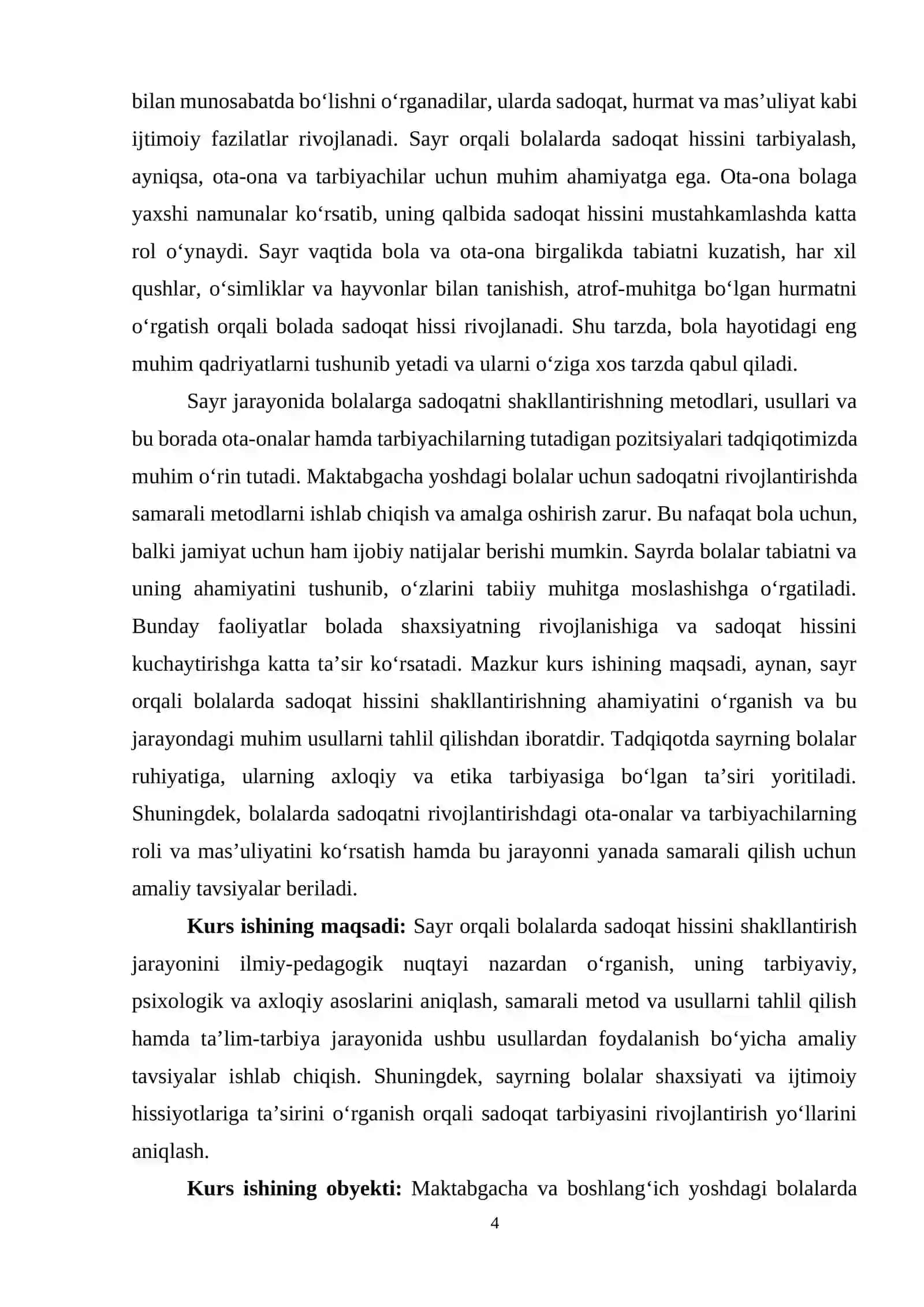 Sayr orqali bolalarda sadoqat hissini tarbiyalash 4