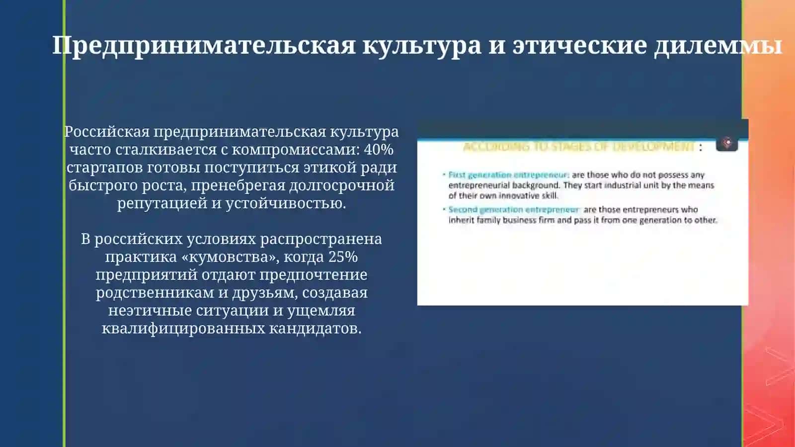 Деловая этика и культура предпринимательства 4