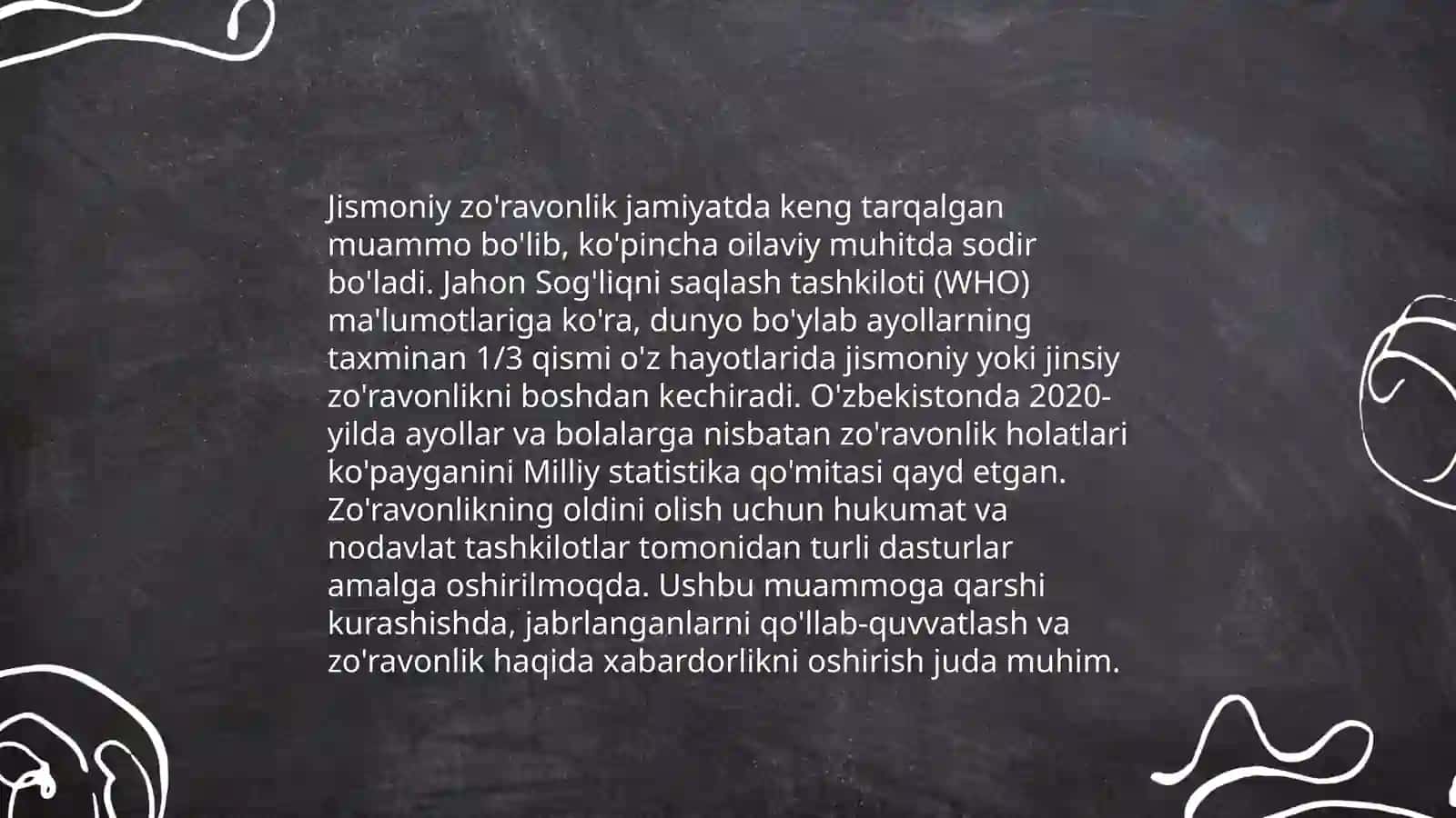 Shaxsga qarshi zo’ravonlik 4