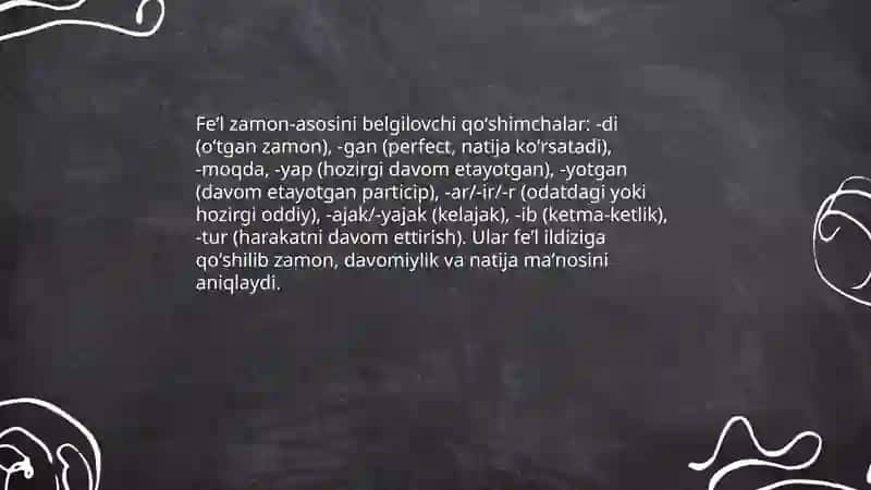 Grammatik ma'no ifoda hosil qiluvchi vositalar 4