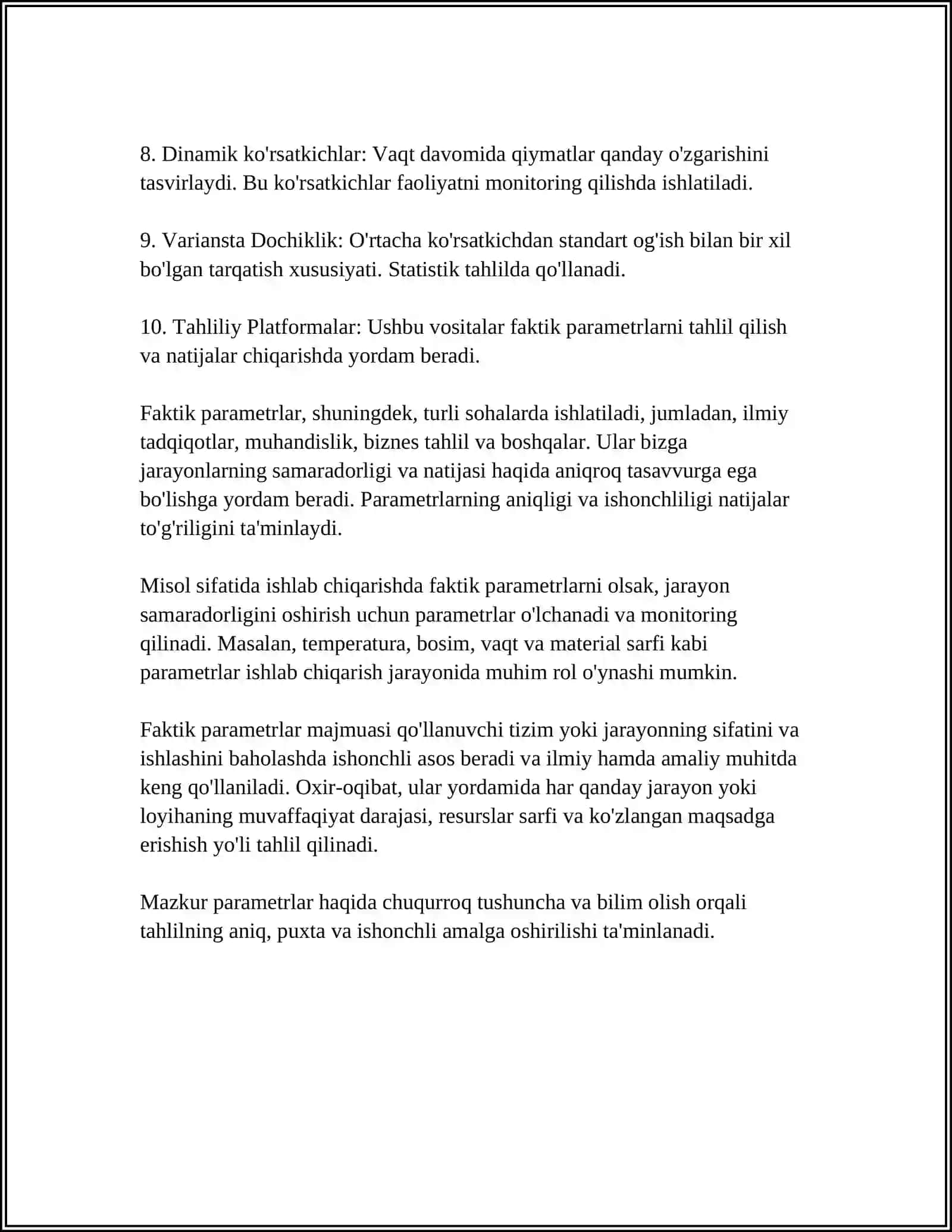 FAKTIK PARAMETRLARNI FUNKSIYAGA IKKI XIL USUL BILAN UZATISH MUMKIN BULAR…? 4