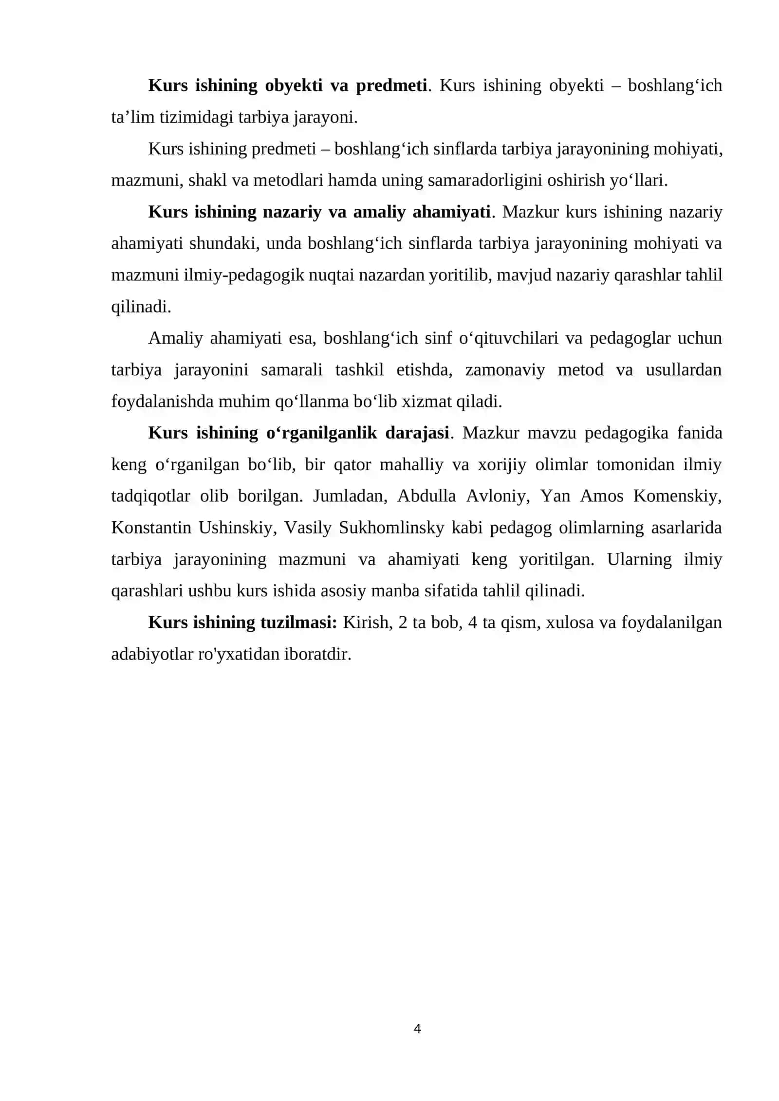 Boshlang‘ich sinflarda tarbiya jarayoni mohiyati va mazmuni 4
