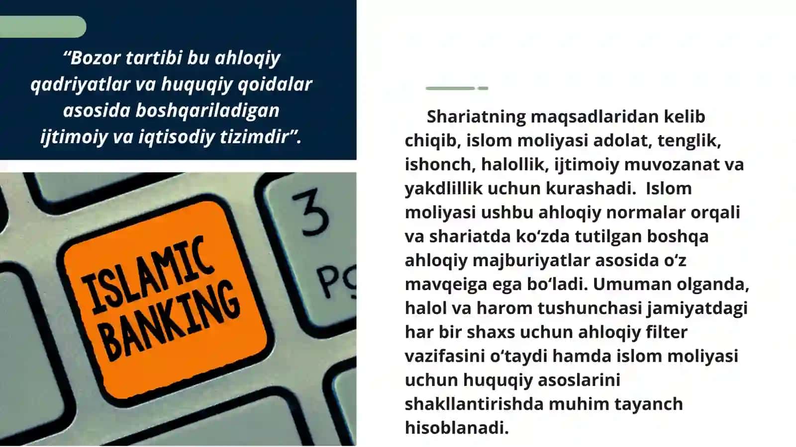 Islom moliyasining mohiyati tamoqillari va asosiy qonuniyatlar 4
