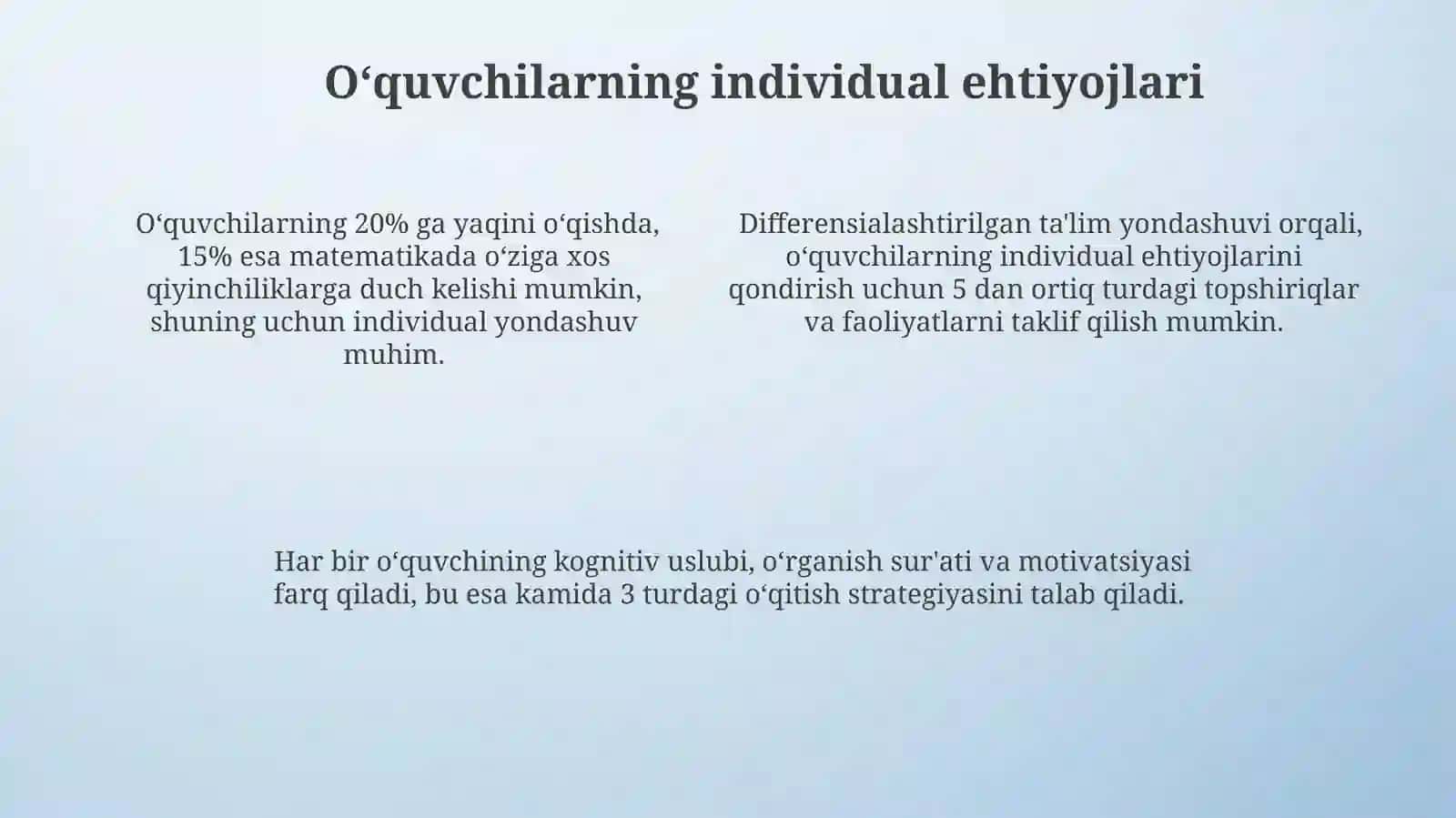 Boshlangich talim oqituvchisining komponentligi fanining maqsadi, vazifasi 4