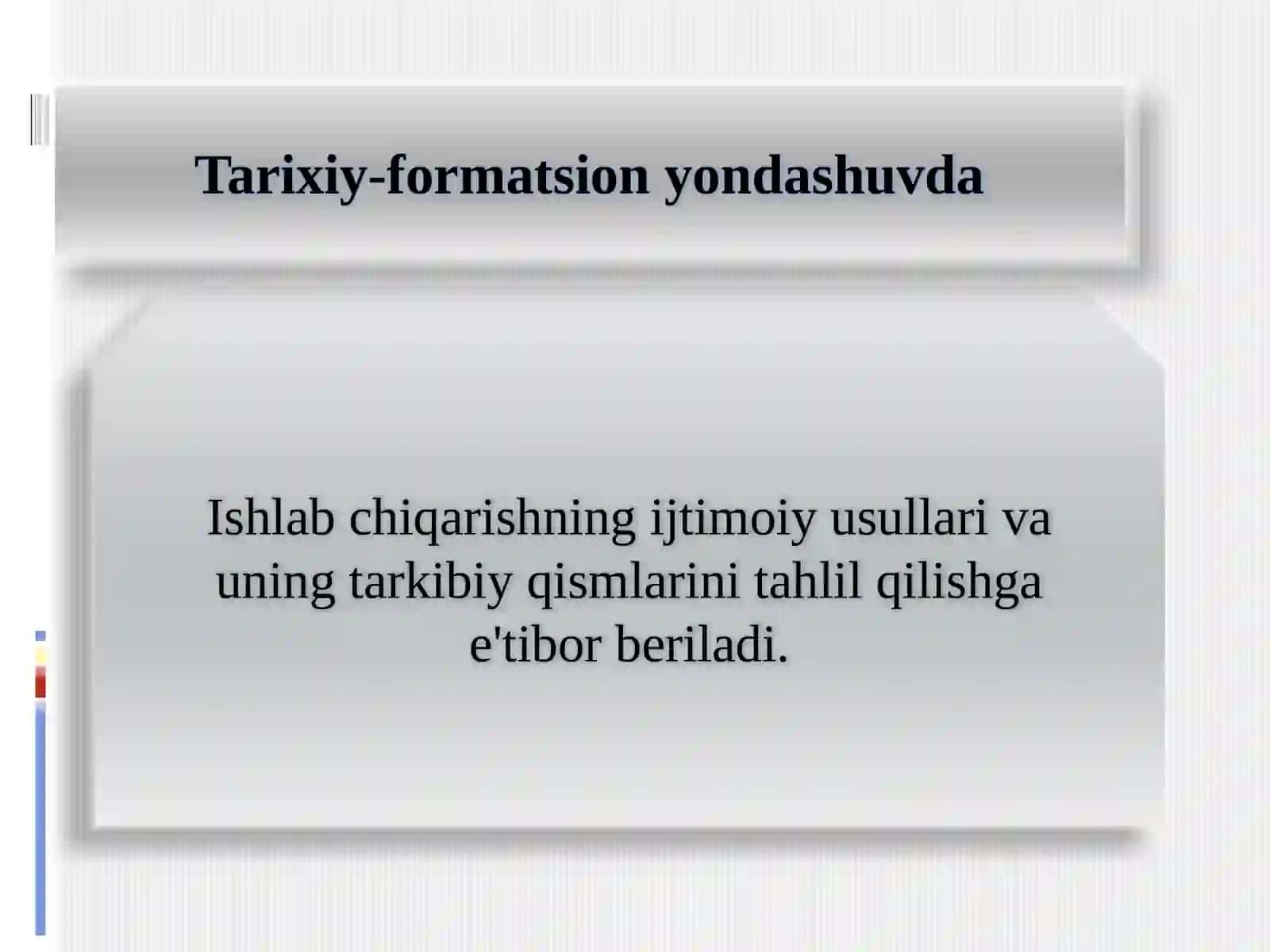 Iqtisodiy tizimlar va mulkchilik munosabatlari. Bozor iqtisodiyoti va O'zbekistonning unga o'tish tamoyillari 4