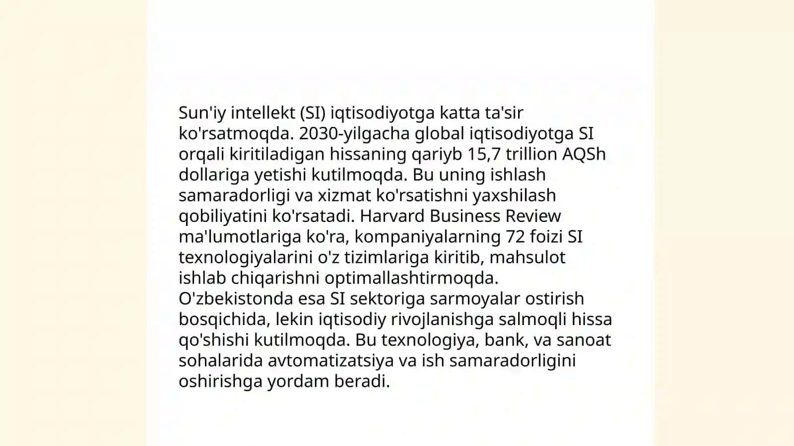 Sun'iy intellekt-xavf qulaylik va kelajakdagi oʻzgarishlari 4