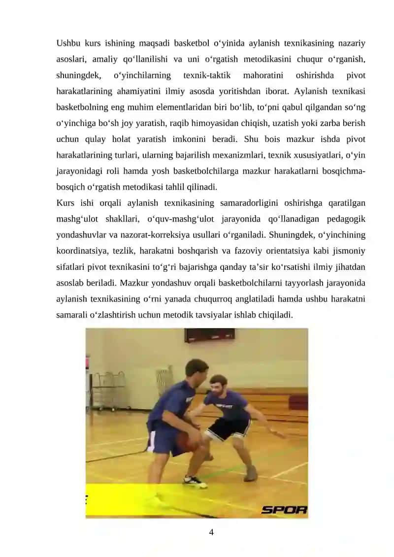 Sport o‘yinlari va uni o‘qitish metodikasi 4