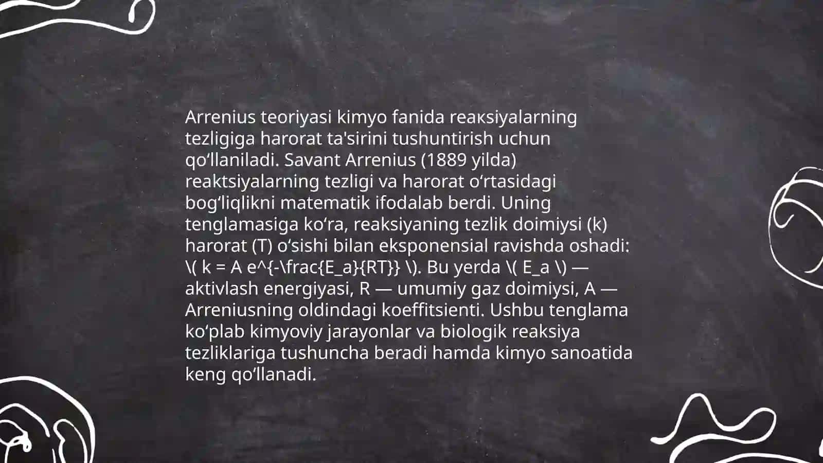 Kislota asosli mu ozanat. Elektrolitik dissotsiatsia nazariyasi 4