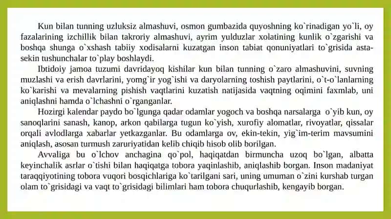 Vaqtning о`lchov birliklari 4