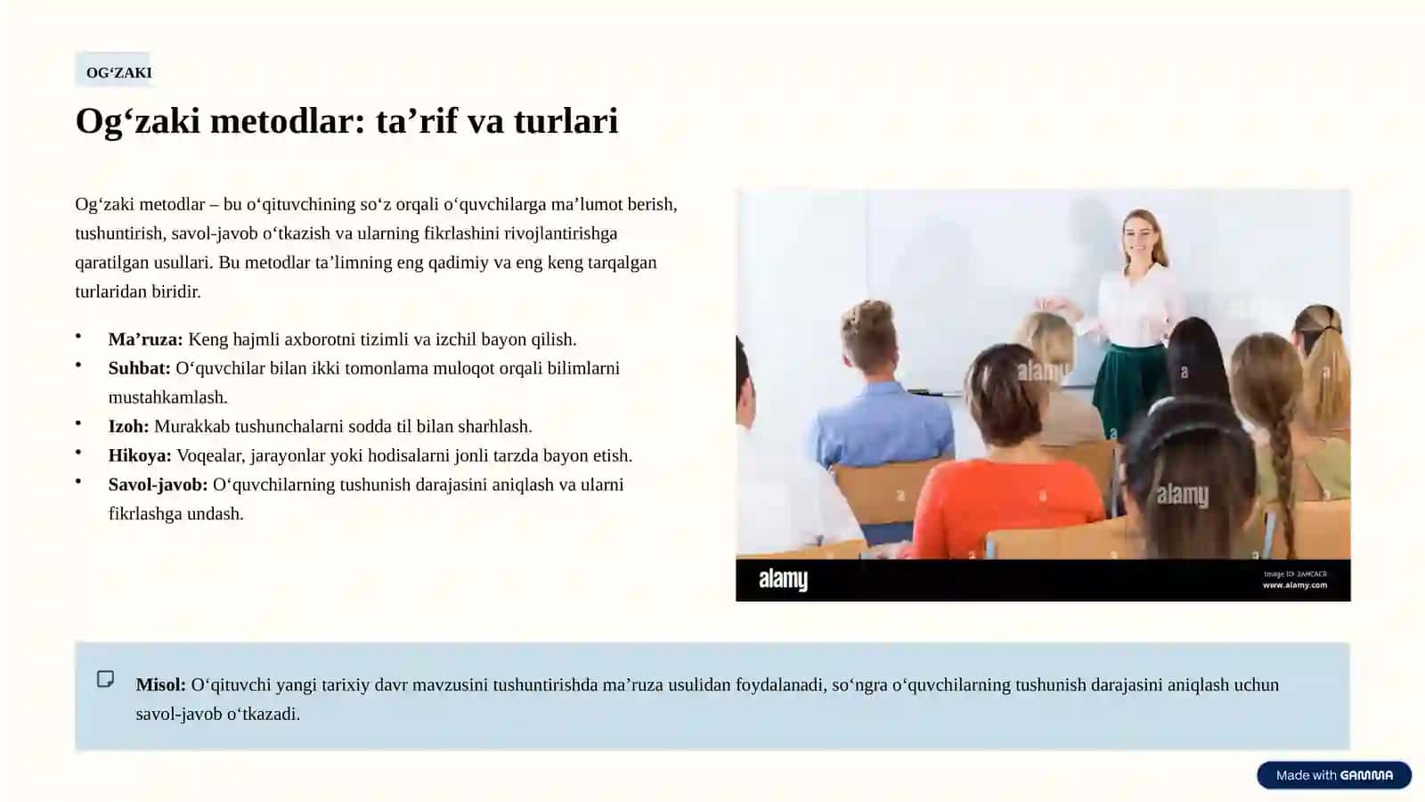 Metodlarklassifikatsiyasi.Og‘zaki,Ko‘rgazmalivaAmaliymetodlar 4