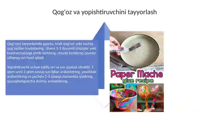 Qog'ozdan mahsulotlar yasash texnikasi 4