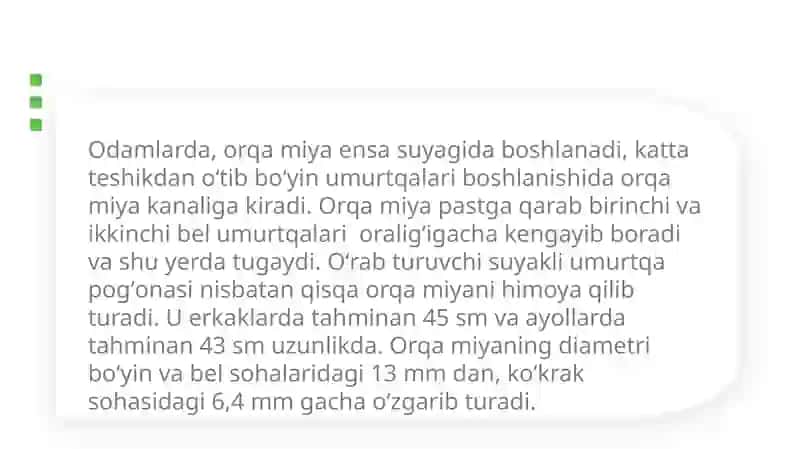 Orqa miya reflekslarini o'rganish 4