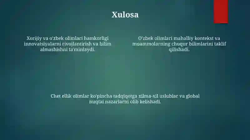Madaniy va Tilga oid Masalalar 4