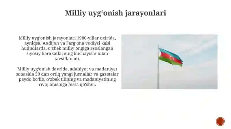 Mustaqillikka erishish arafasida Ozbekistondagi ijtimoiy siyosiy jarayonlar 4