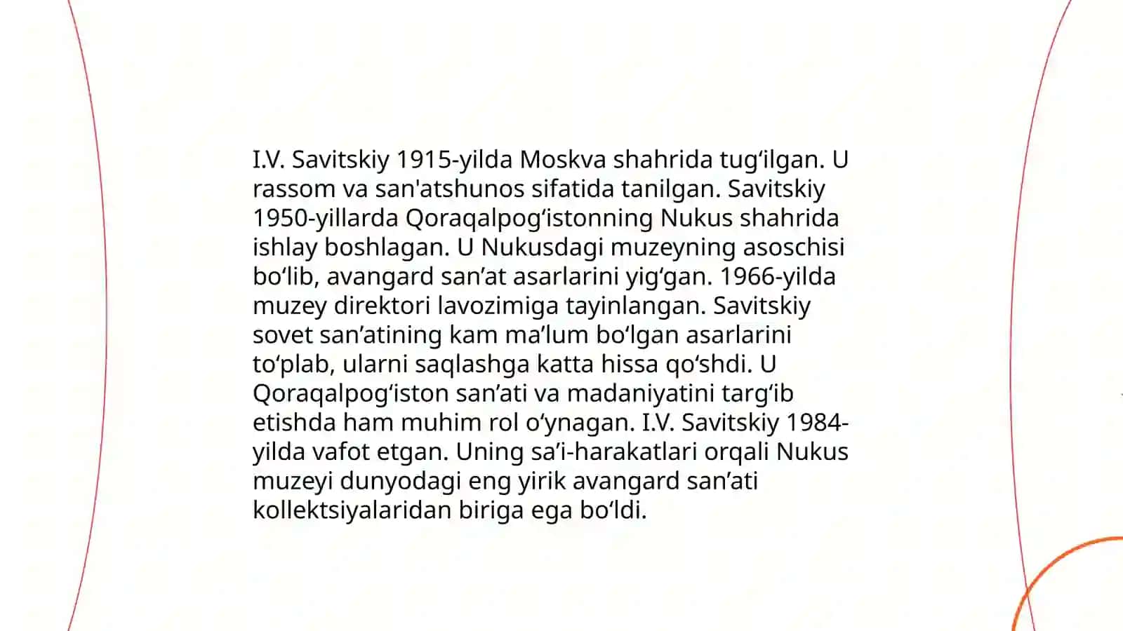 I.V.Savitskiy nomidagi Qoraqalpog'iston davlat san'at muzeyi 4