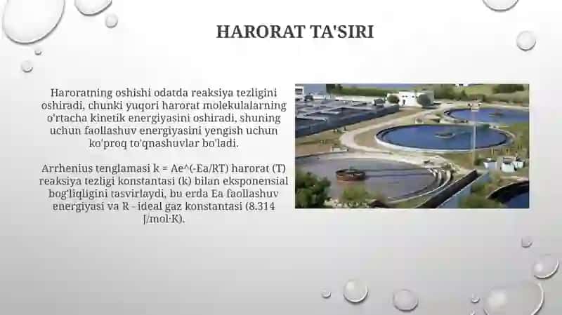 Kimyoviy va Biokimyoviy Jarayonlarning Tezligi va Hamdam Exanizmiga Tasir Etuvchi Faktorlar 4