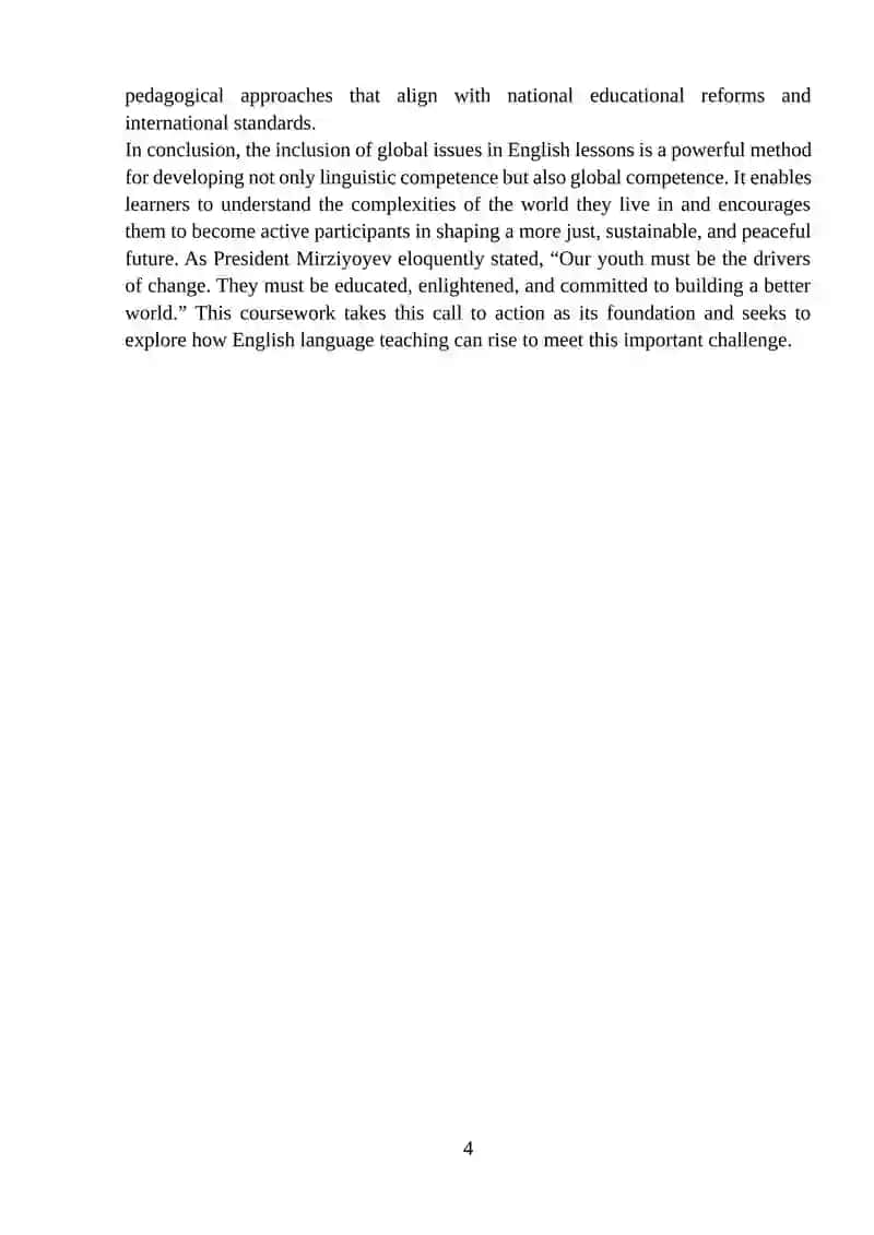 Integrating Global Issues into English Language Teaching 4