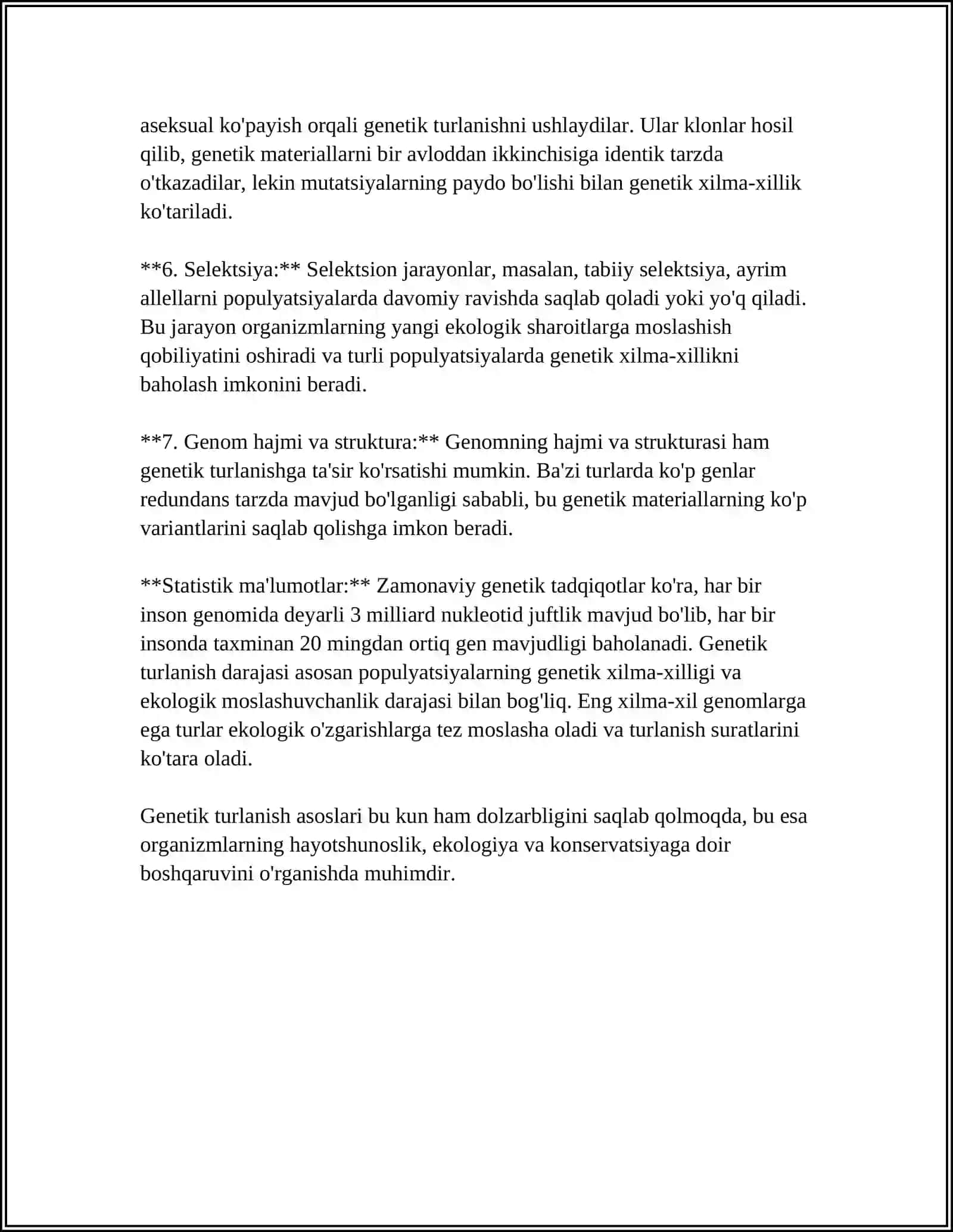 TILLARNING GENETIK VA MORFOLOGIK TASNIFI 4