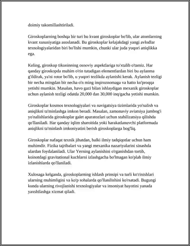 Giroskoplarning ish prinsipi 4