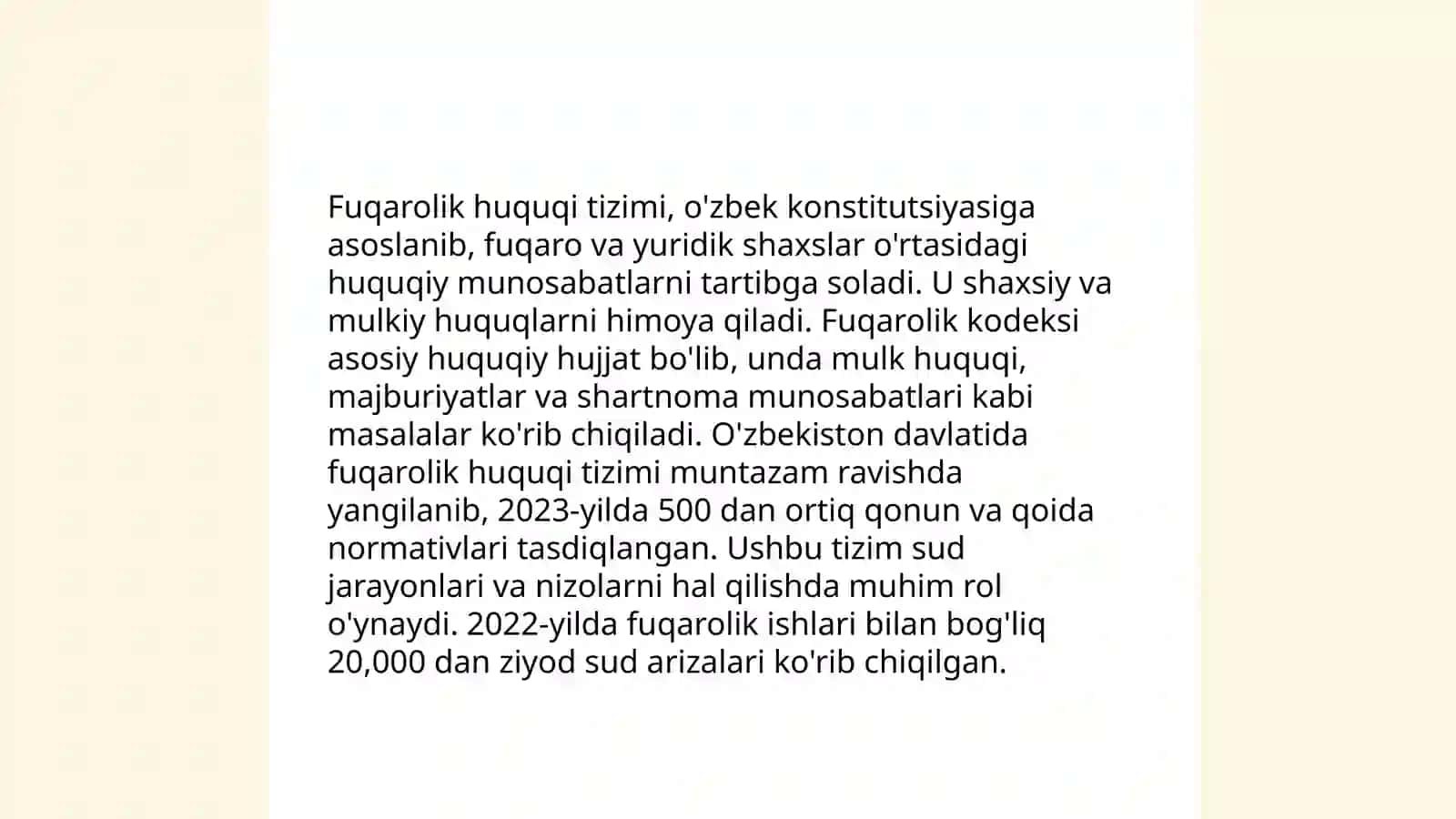 Huquq tizimi va huquqiy tizim 4
