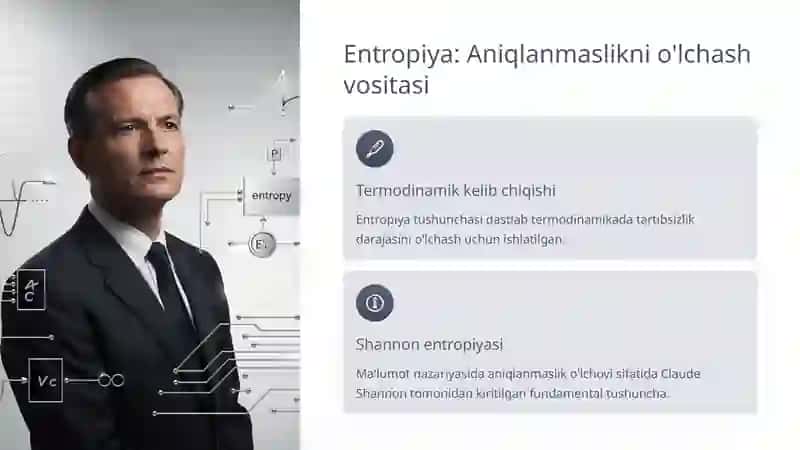 Diskret taqsimotning aniqlanmaslik darajasi va Entropiya tushunchasi 4