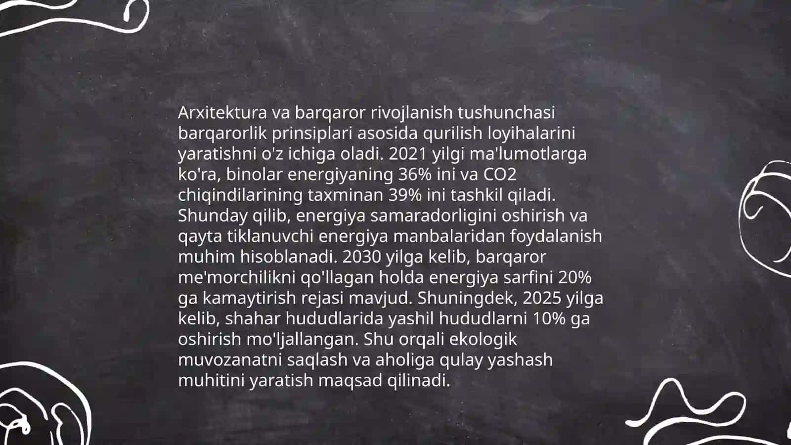 Qurilish va arxitektura ekologiyasi fanining rivojlanishi tarixi 4
