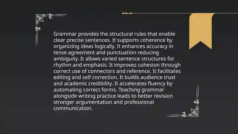 Why grammar is important in learning english 4