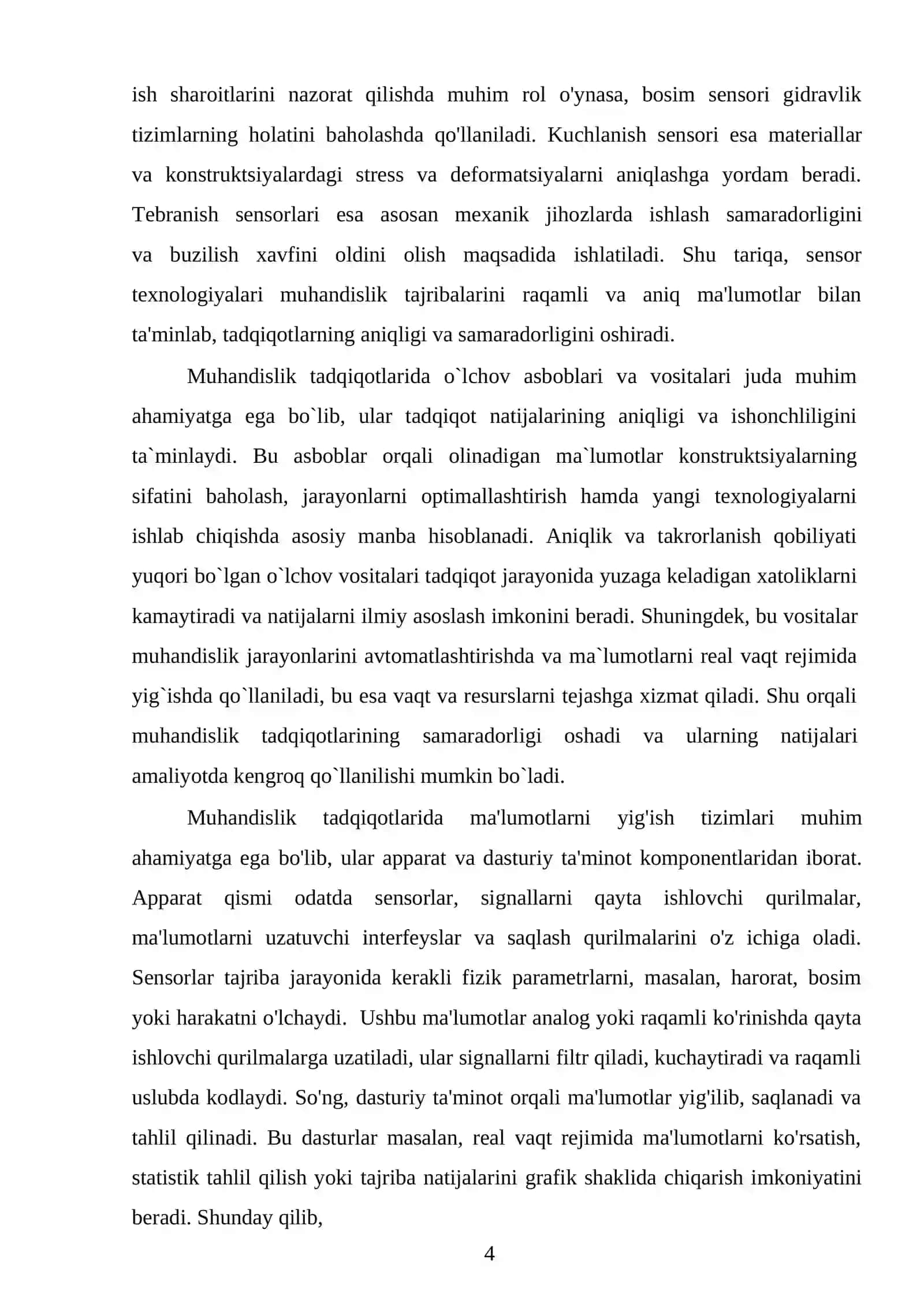 Muhandislik va psixologik tadqiqotlarni texnik taminlash 4
